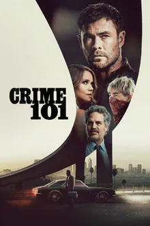 Poster artwork for the crime thriller Crime 101